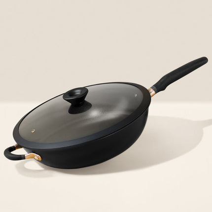 EASY & CLEAN FRYING WOK 32CM + GLASS LID