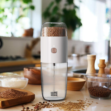 LePresso 2 in 1 Portable Milk Frother and Coffee Grinder 150mL 45W