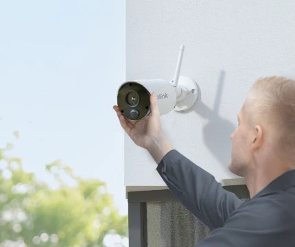 Reolink Argus Eco Wire-Free Wireless Outdoor Battery/Solar-Powered Security Camera
