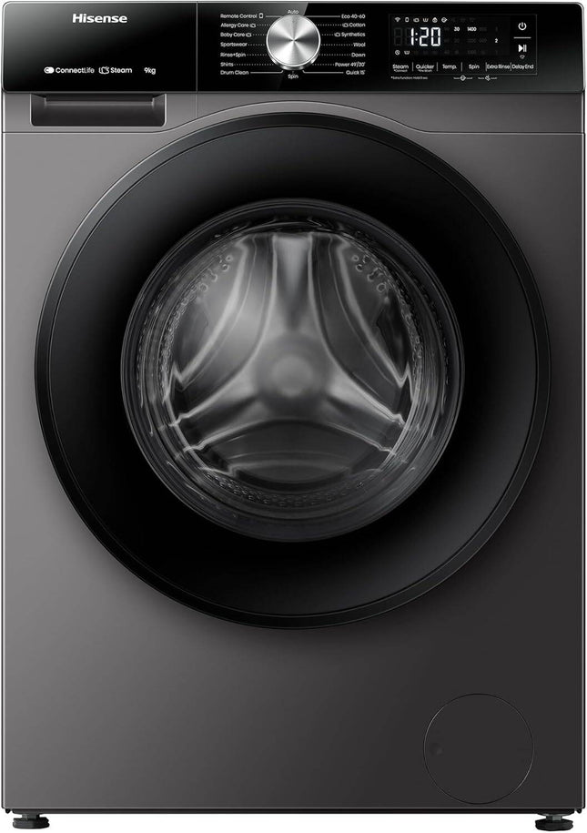 HISENSE 10.5KG FRONT LOADING WASHING & 6KG DRYER INVERTOR TITANIUM