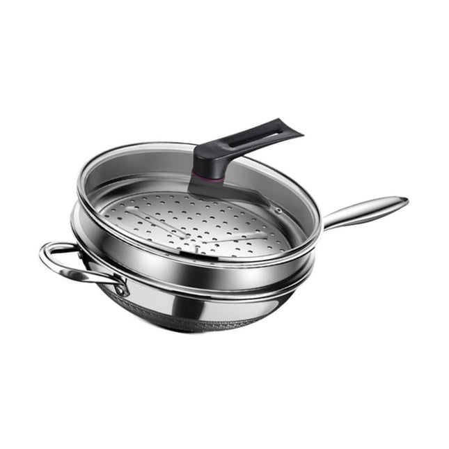 EASY & CLEAN FRYING WOK 36CM + GLASS LID