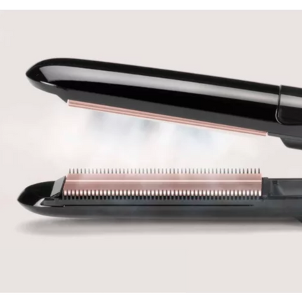 BABYLISS HAIR STRAIGHTENER STEAM SMOOTH BLACK