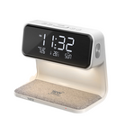 Promate Multi-Function LED Alarm Clock with 15W Wireless Charger