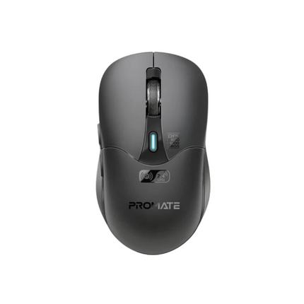 Promate Dual Mode Rechargeable Wireless Mouse with BT & RF Connectivity