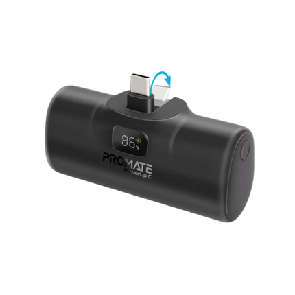 Promate PowerUp C Black Mobile Charger