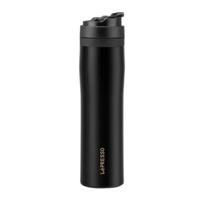LePresso Stainless Steel Portable French Press Black