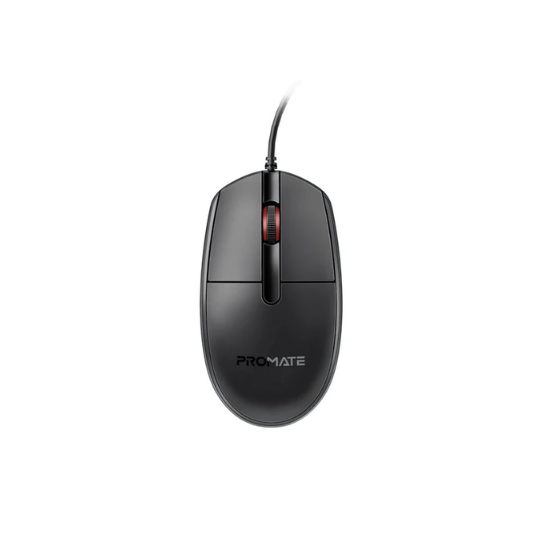 PROMATE ERGONOMIC DESIGN WIRED OPTICAL MOUSE