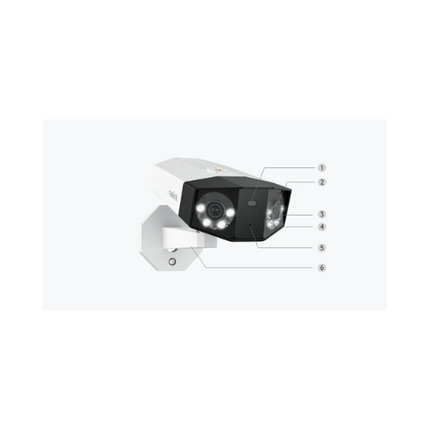 Reolink Duo 3 PoE First 16MP UHD Dual-Lens PoE Security Camera with 180° Panoramic View