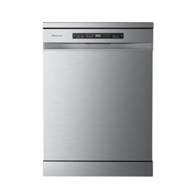 Hisense Dishwasher Capacity 15 Settings Inox Black Panel