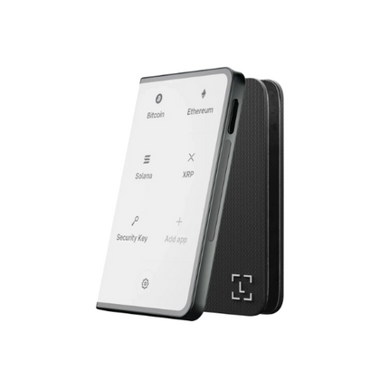 LEDGER - STAX - CRYPTO WALLET - TOUCHSCREEN - WIRELESS CHARGIN - BLACK