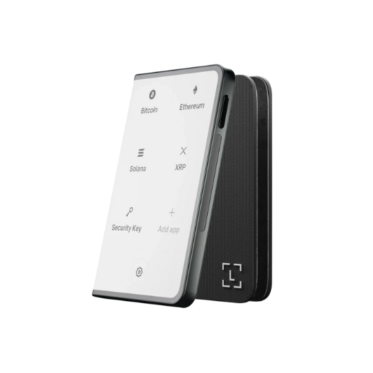 LEDGER - STAX - CRYPTO WALLET - TOUCHSCREEN - WIRELESS CHARGIN - BLACK