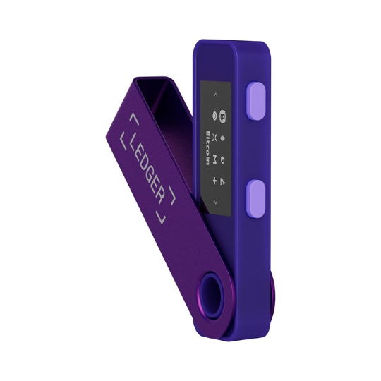 LEDGER - NANO S PLUS - CRYPTO WALLET - AMETHYST PURPLE