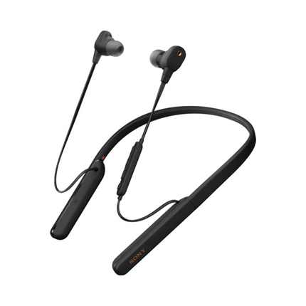 Sony WI-1000XM2 Industry Leading Wireless Behind-Neck in Ear Headphones with mic for phone call Black
