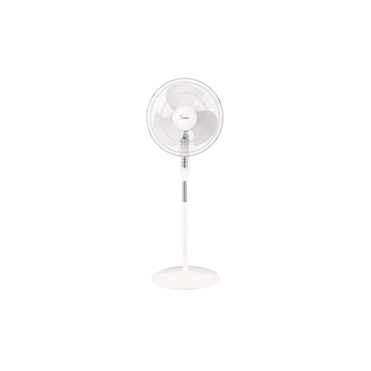 MIDEA STAND FAN 16" WHITE COLOUR - 3 BLADES