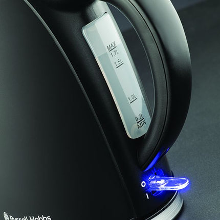 Russell Hobbs Kettle Cascade Black & S/Steel