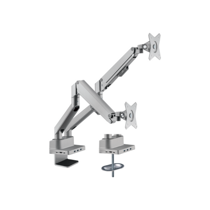 Lifetech LT-G50 Dual Smart Gas Spring Monitor Arm with 8-in-1 Docking Station
