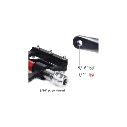 Dahon Pedal Accessories Black/ Red