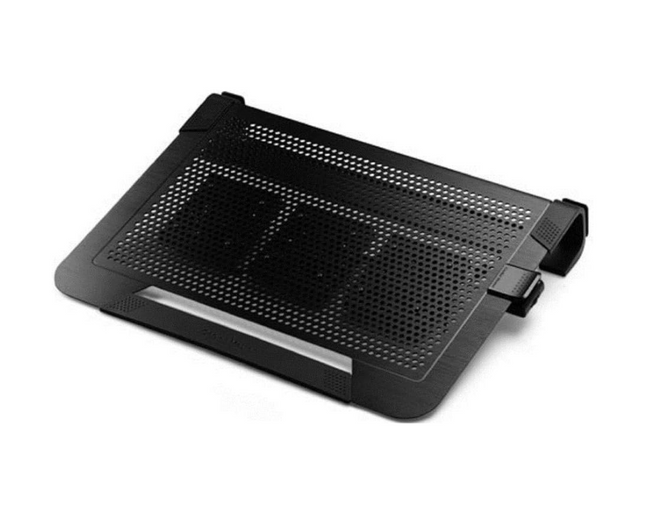 Cooler Master Cooling Pad NotePal U3 PLUS Laptop Cooler - 3 Moveable 80 mm Fans Carry Case Protector