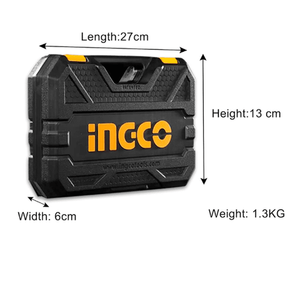 INGCO 45PCS 1/4" SOCKET SET