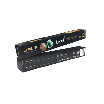LePresso Aluminum capsules Single Origin Arabica 10pc - Brazil