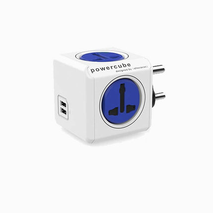 Allocacoc PowerCube Original USB Universal Plug Blue