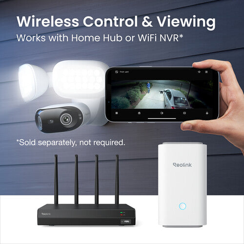 Reolink Elite Floodlight WiFi 4K 180° Wi-Fi 6 dual-lens security camera