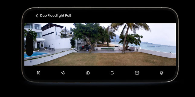 Reolink Duo Floodlight PoE 8MP 4K PoE Floodlight Camera with Dual Lens for 180° Field of View