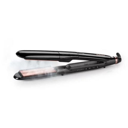 BABYLISS HAIR STRAIGHTENER STEAM SMOOTH BLACK