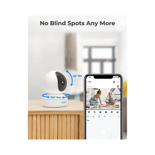 Reolink E1 3MP Smart Pan-Tilt 2K WiFi Indoor Security Camera