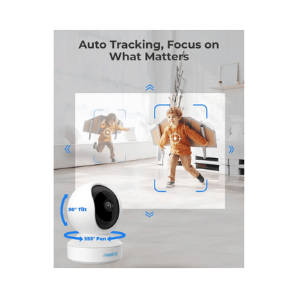 Reolink E1 Pro 4MP Smart Pan-Tilt 2K WiFi Indoor Security Camera
