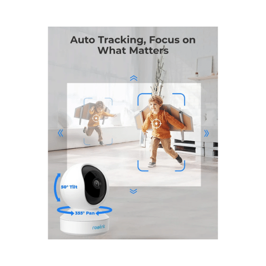 Reolink E1 Pro 4MP Smart Pan-Tilt 2K WiFi Indoor Security Camera