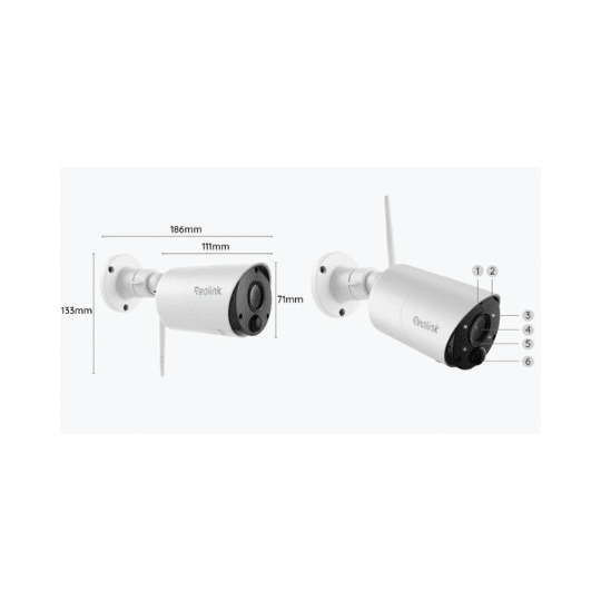 Reolink Argus Eco 3MP 4K Battery WiFi Security Camera