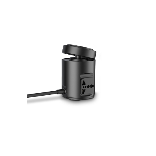 Powerology Magsafe Power Hub PD 65W 2X Universal Sockets 2200W Black