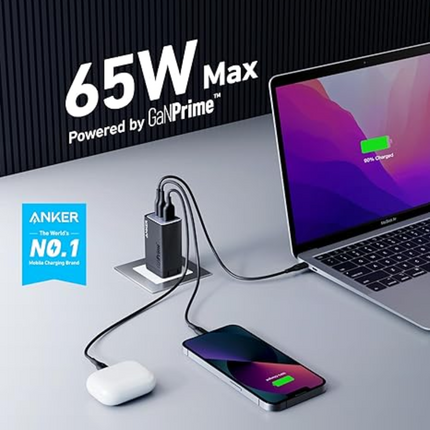 Anker 735 Charger (GaNPrime 65W) Black