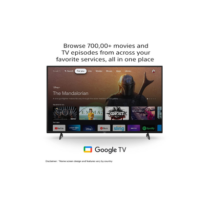 Sony Bravia 50 inches 4K Ultra HD Smart LED Google TV KD-50X75K