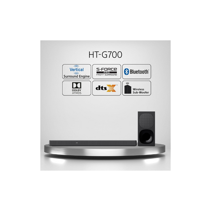Sony HT-G700: 3.1CH Dolby Atmos/DTS:X Soundbar with Bluetooth Technology