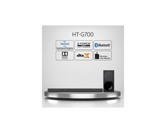 Sony HT-G700: 3.1CH Dolby Atmos/DTS:X Soundbar with Bluetooth Technology