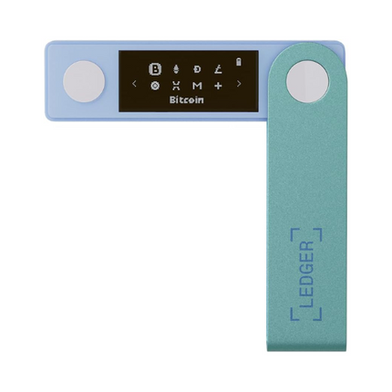 LEDGER - NANO X - CRYPTO WALLET - PASTEL GREEN