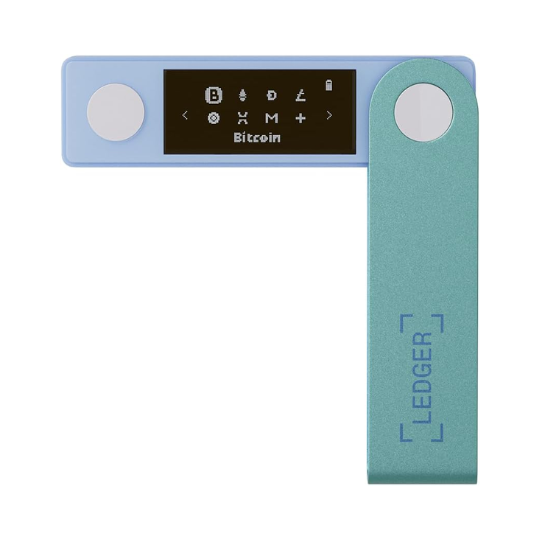 LEDGER - NANO X - CRYPTO WALLET - PASTEL GREEN