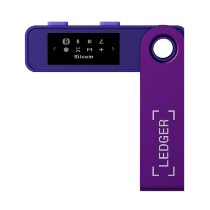LEDGER - NANO S PLUS - CRYPTO WALLET - AMETHYST PURPLE