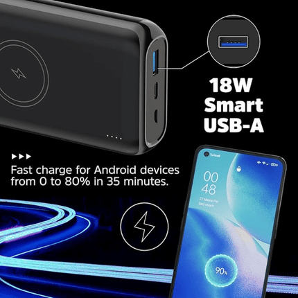 Energizer Power Bank 20000mAh 3 Outputs