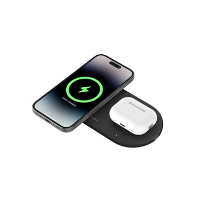 Belkin BoostCharge Pro2-in-1 Magnetic Wireless Charging Pad with Qi2 15W