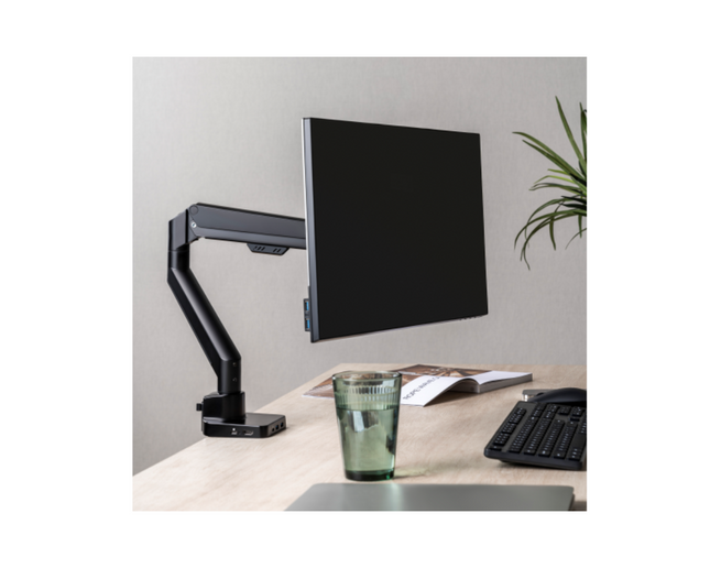 Lifetech LT-G30 Smart Gas Spring Monitor Arm with 6-in-1 Docking Station