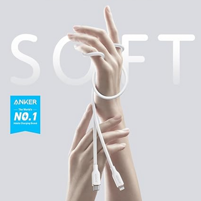 Anker PowerLine III USB-C to Lightning Cable White