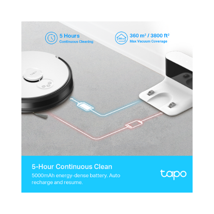 TP-Link Tapo RV30LiDAR Navigation SmartRobot Vacuum & Mop