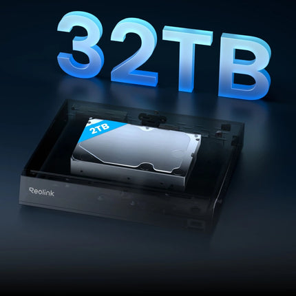 Reolink RP-PN8 12-Channel* PoE NVR for 24/7 Continuous Recording