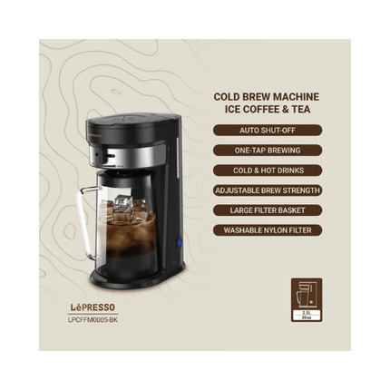 LePresso Ice Coffee Maker 2.5L 750W – Black