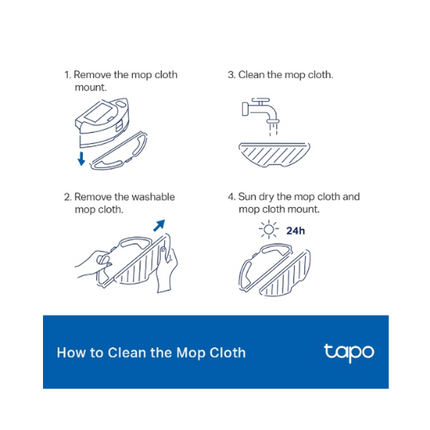 TP-Link Robot Vacuum Washable Mop Cloth