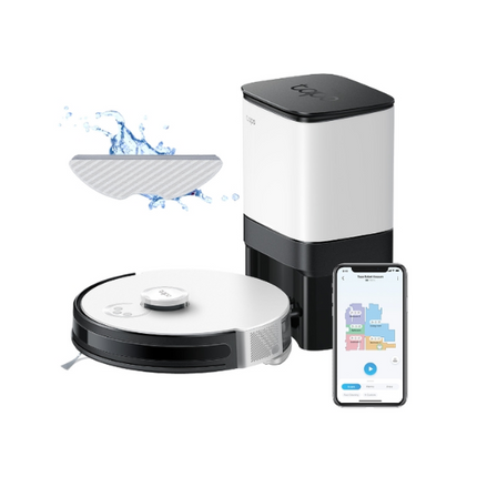 TP-Link Tapo RV30 Plus LiDAR Navigation Robot Vacuum Cleaner & Mop + Smart Auto-Empty Dock