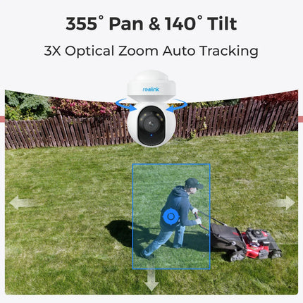 Reolink E1 Outdoor Smart 5MP HD Dual-Band Wi-Fi PT Security Camera